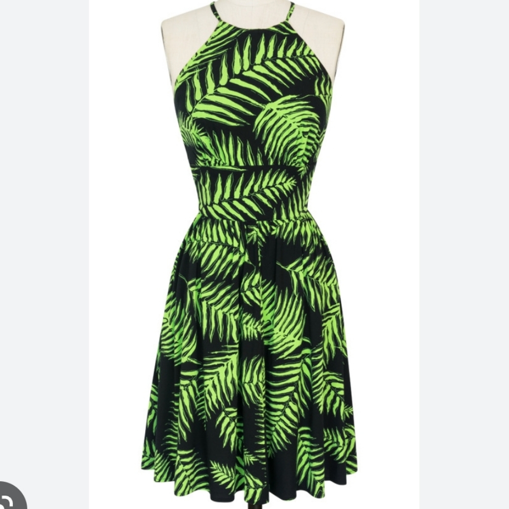 Trashy Diva Psychedelic Ferns Iris Dress 12